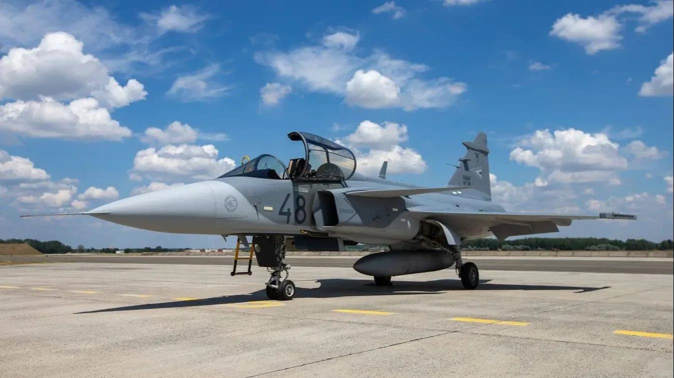 Lezuhant a Magyar Honvédség egyik Gripenje Szolnok mellett