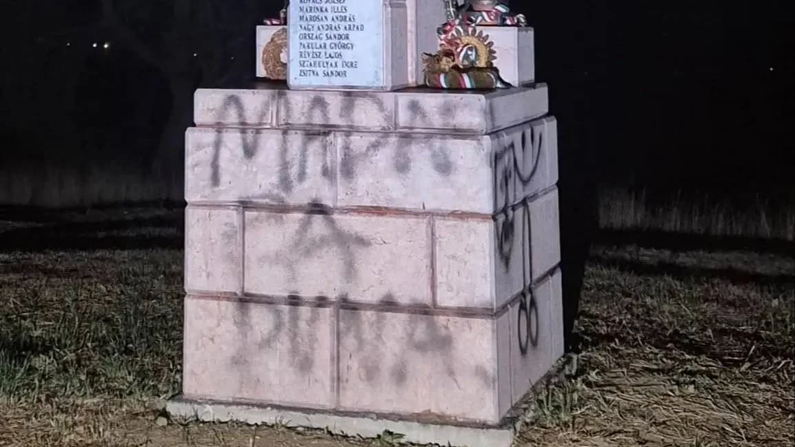 Magyarellenes vandalizmust követtek el Felvidéken