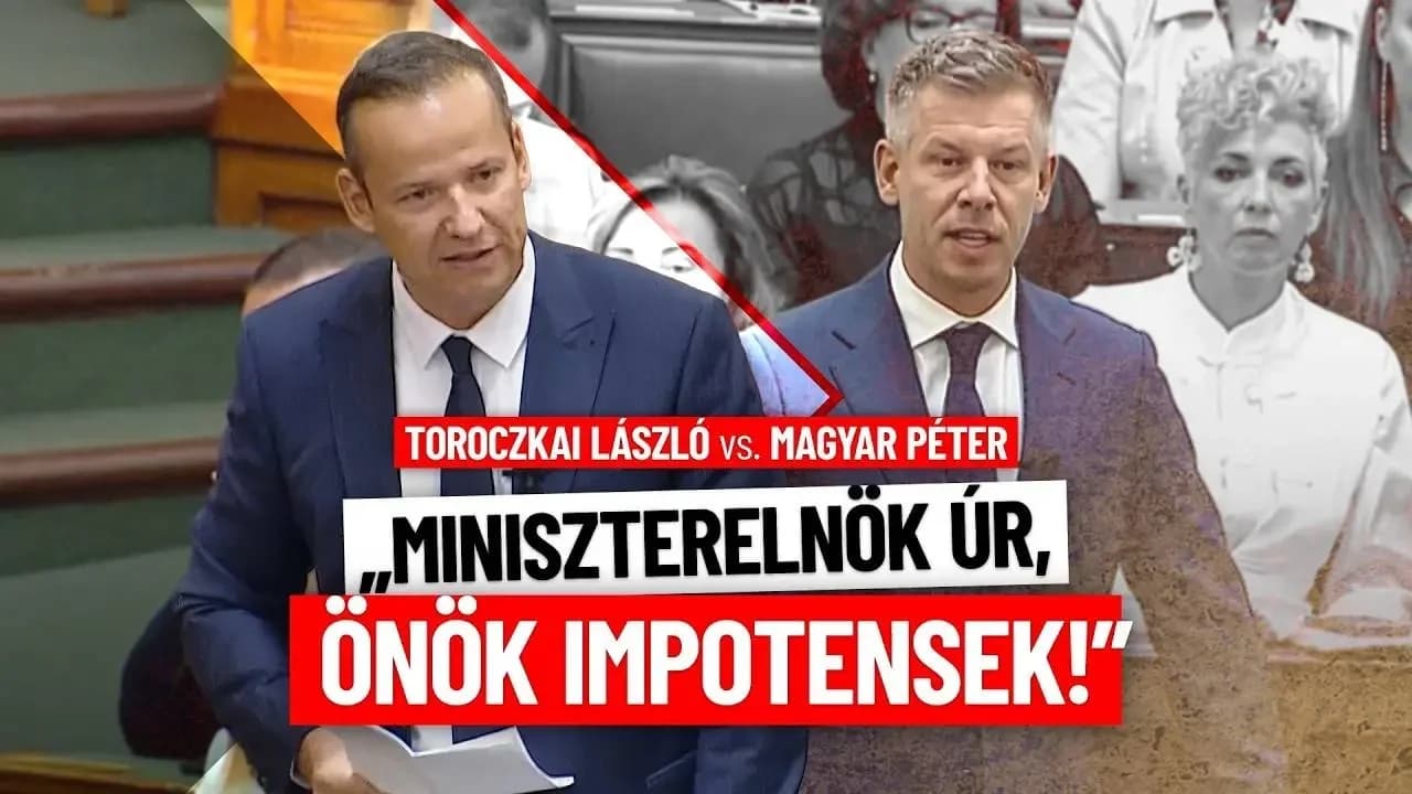 Toroczkai Magyar Péternek: „Miniszterelnök úr, önök impotensek!”