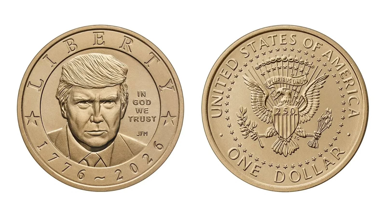 Trump arcával ellátott érméket bocsátott ki az amerikai pénzverde