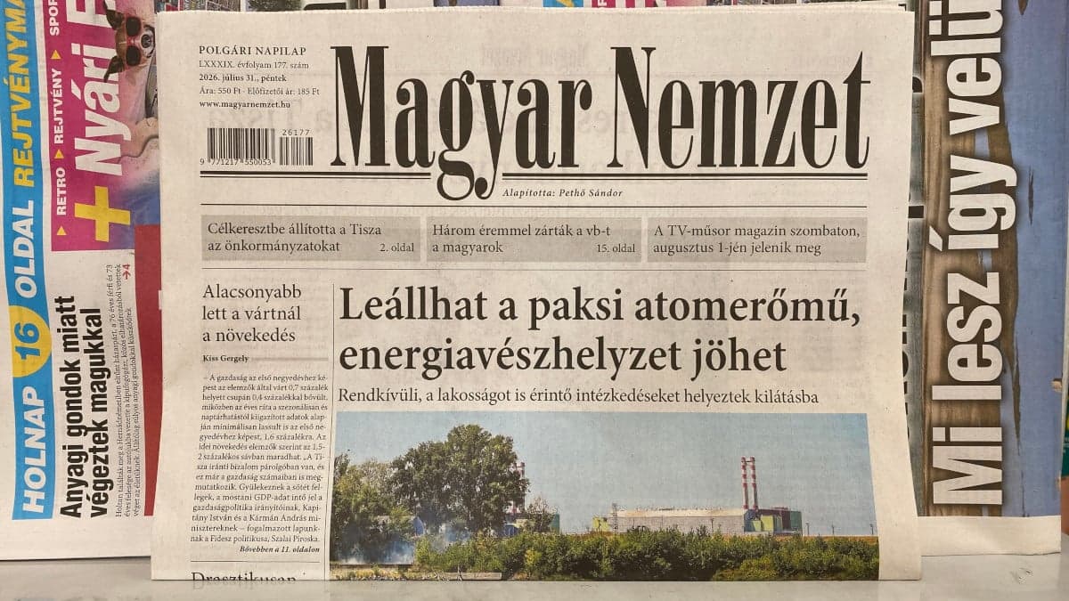 Megjelent az utolsó napilapos Magyar Nemzet – Néző László: „Ebben a zseblámpában már lemerülőben volt az elem”