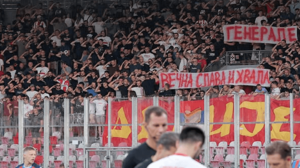 Népirtásért elítélt háborús bűnösre emlékeztek a belgrádi ultrák, a klub is megosztotta a fotókat