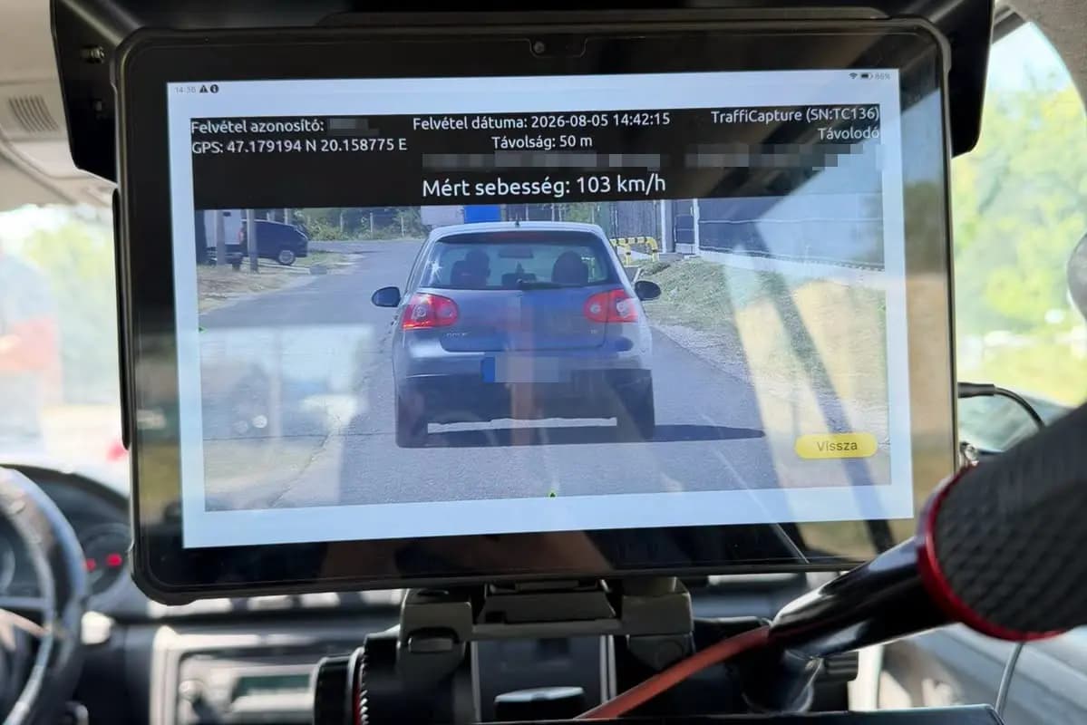 50 helyett 103 km/óra az ötös Golffal: mutatjuk, hogy mennyi a bírság