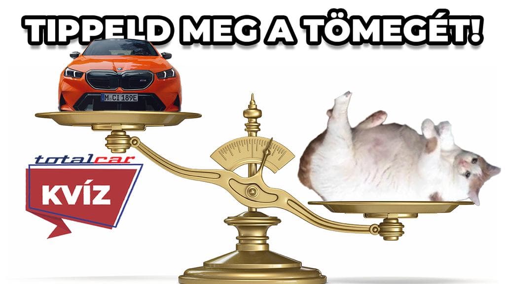 Nehéz kvíz: Tippeld meg az autók tömegét!