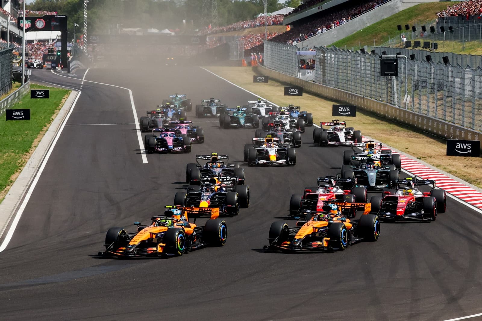Russell motorja megbolondult a rajtnál